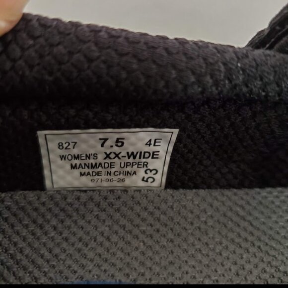 Orthofeet Springfield Black Mary Jane Diabetic Comfort Shoes 7.5 XX Wide 4E #827 - Picture 10 of 13